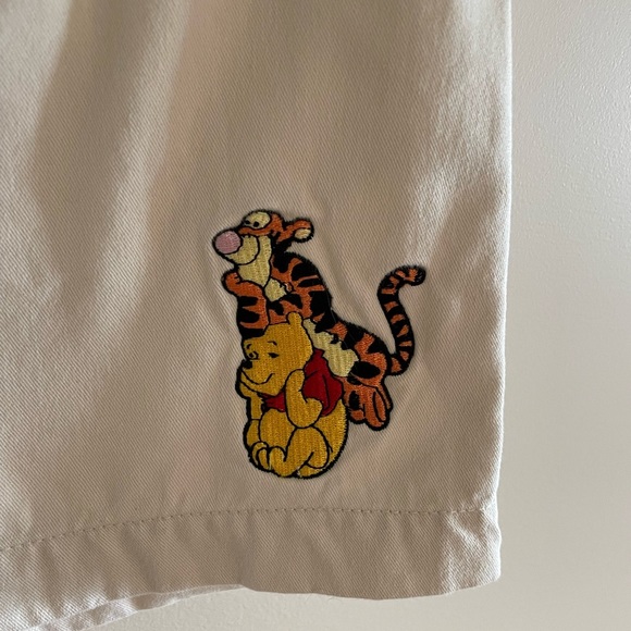 Vintage Disney Winnie The Pooh High Waisted Shorts Size 7/8 - Picture 6 of 10